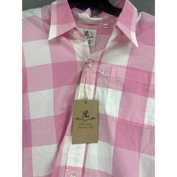 DENIMIST Asymmetric checked cotton-poplin shirt size XS - Picture 4 of 8